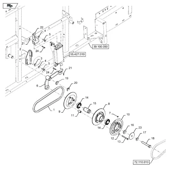 47402194 - Шкив ремённой передачи